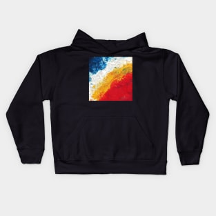 Abstract oil texture painting Kids Hoodie